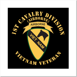 1st Cavalry Division - Airborne - Vietnam Veteran X 300 Posters and Art